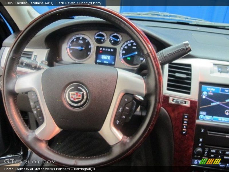Black Raven / Ebony/Ebony 2009 Cadillac Escalade AWD