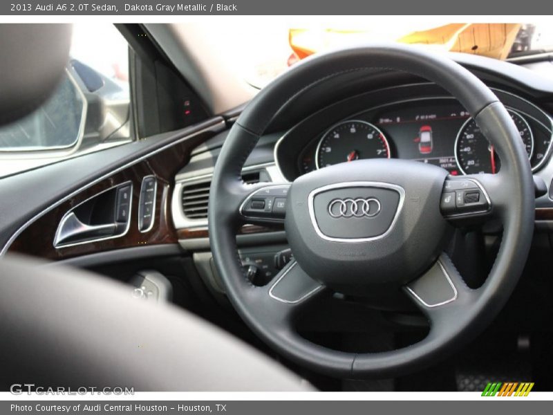 Dakota Gray Metallic / Black 2013 Audi A6 2.0T Sedan