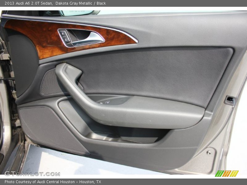 Dakota Gray Metallic / Black 2013 Audi A6 2.0T Sedan