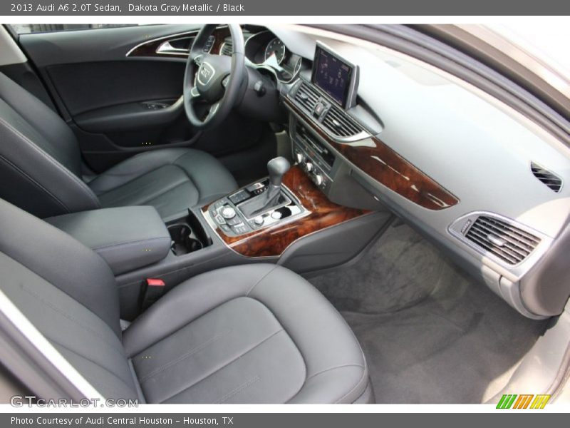 Dakota Gray Metallic / Black 2013 Audi A6 2.0T Sedan
