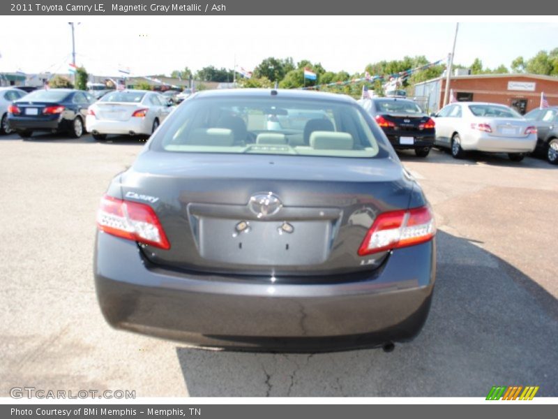 Magnetic Gray Metallic / Ash 2011 Toyota Camry LE