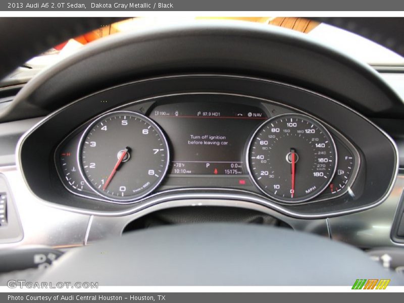 Dakota Gray Metallic / Black 2013 Audi A6 2.0T Sedan