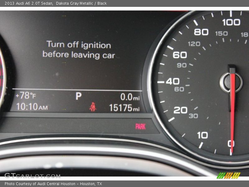 Dakota Gray Metallic / Black 2013 Audi A6 2.0T Sedan