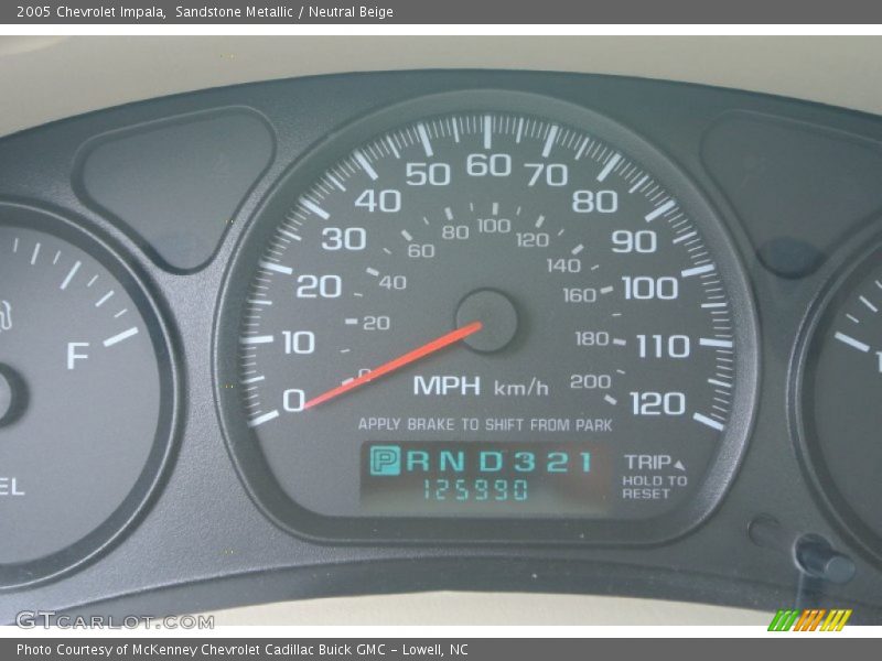 Sandstone Metallic / Neutral Beige 2005 Chevrolet Impala