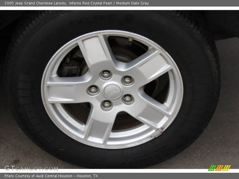 Inferno Red Crystal Pearl / Medium Slate Gray 2005 Jeep Grand Cherokee Laredo