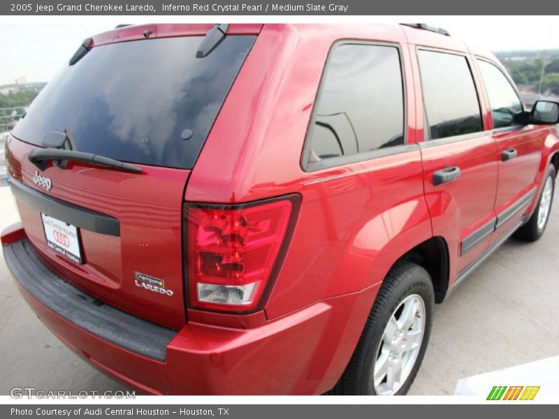 Inferno Red Crystal Pearl / Medium Slate Gray 2005 Jeep Grand Cherokee Laredo