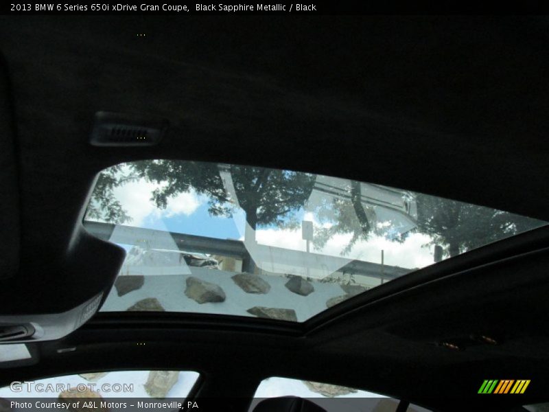 Black Sapphire Metallic / Black 2013 BMW 6 Series 650i xDrive Gran Coupe