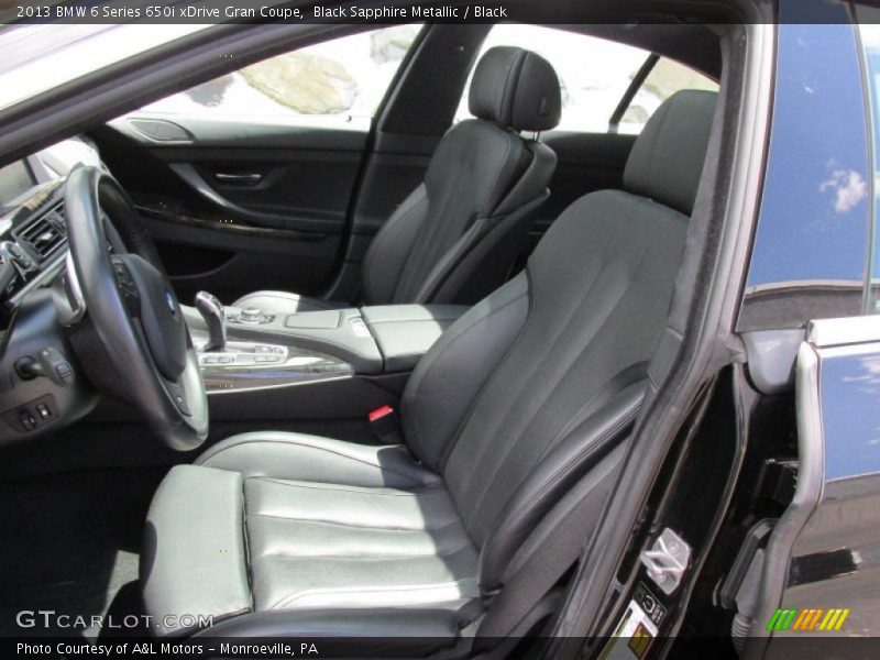 Front Seat of 2013 6 Series 650i xDrive Gran Coupe