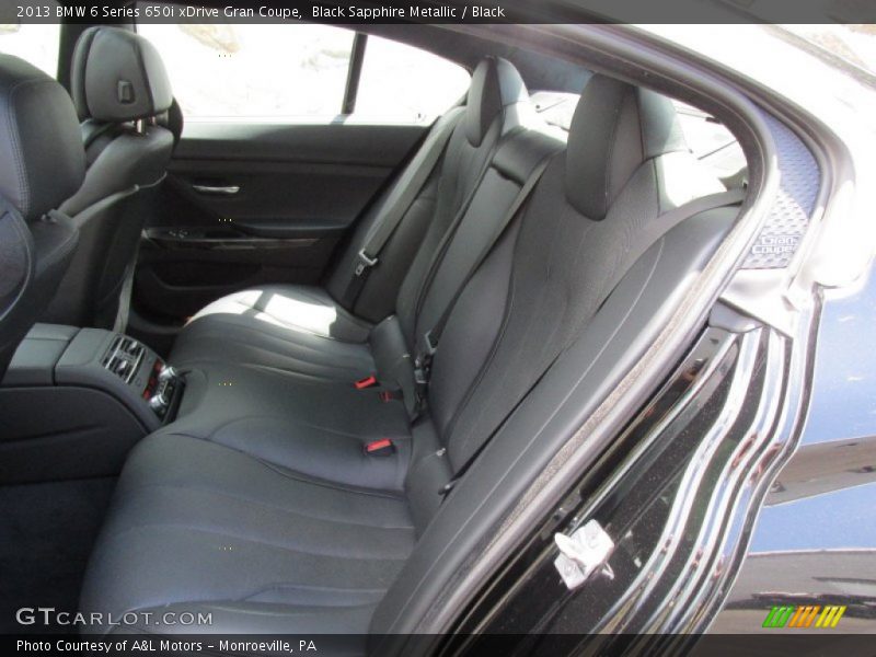 Rear Seat of 2013 6 Series 650i xDrive Gran Coupe