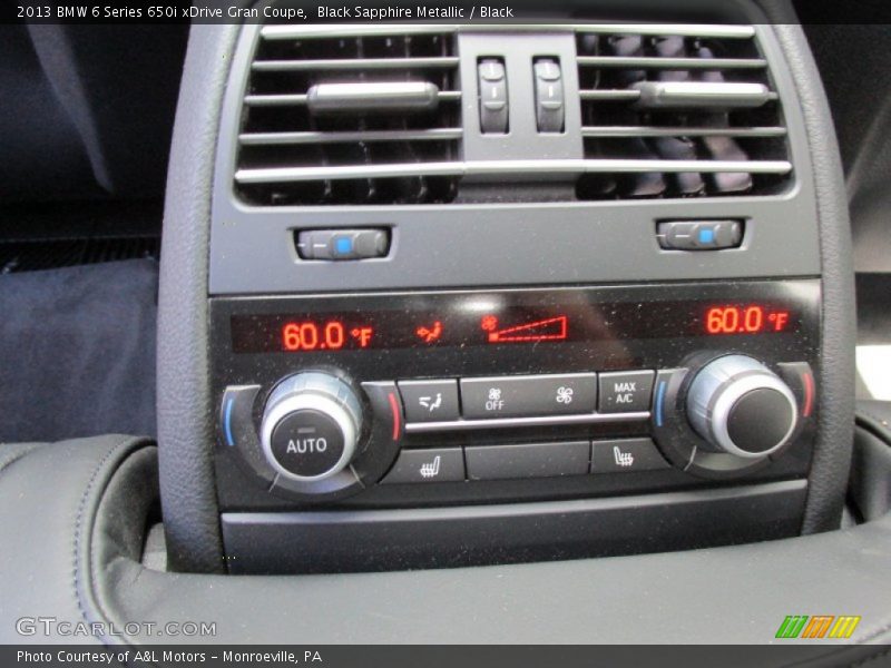 Controls of 2013 6 Series 650i xDrive Gran Coupe