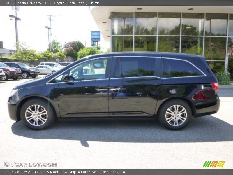 Crystal Black Pearl / Truffle 2011 Honda Odyssey EX-L