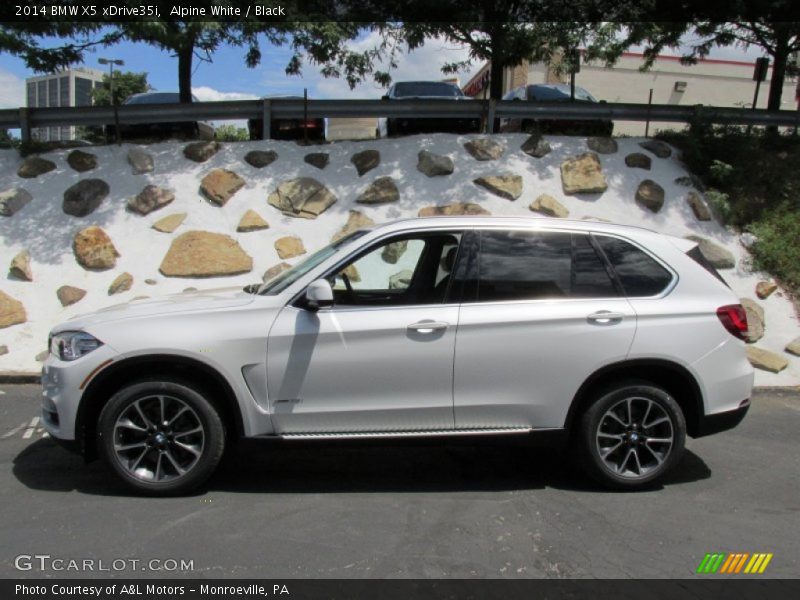 Alpine White / Black 2014 BMW X5 xDrive35i