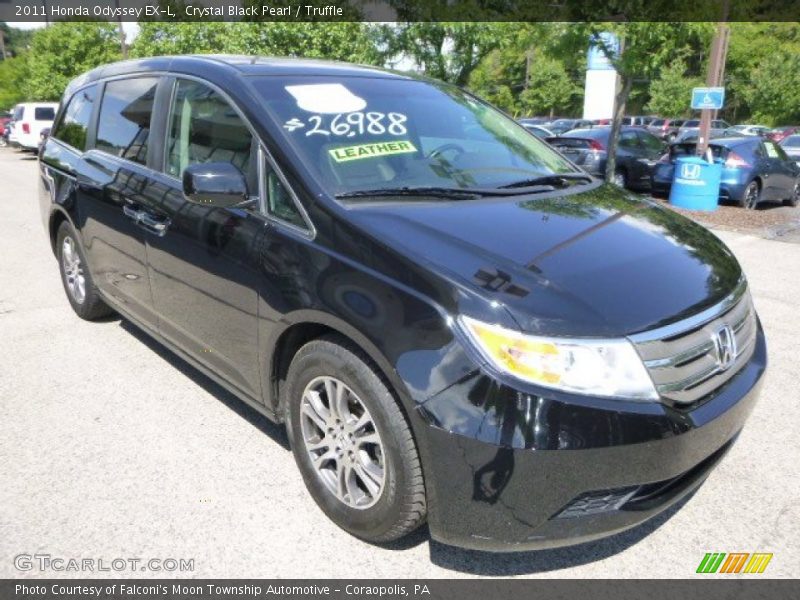 Crystal Black Pearl / Truffle 2011 Honda Odyssey EX-L