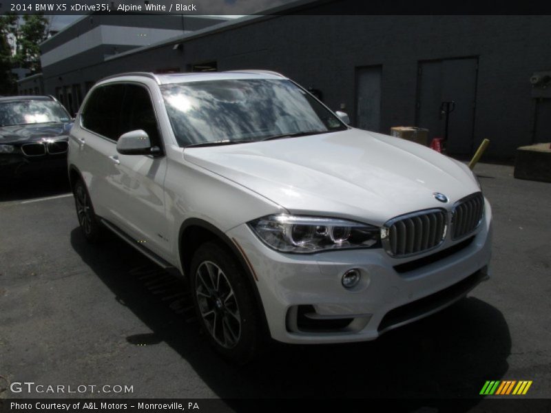 Alpine White / Black 2014 BMW X5 xDrive35i
