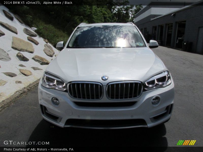 Alpine White / Black 2014 BMW X5 xDrive35i