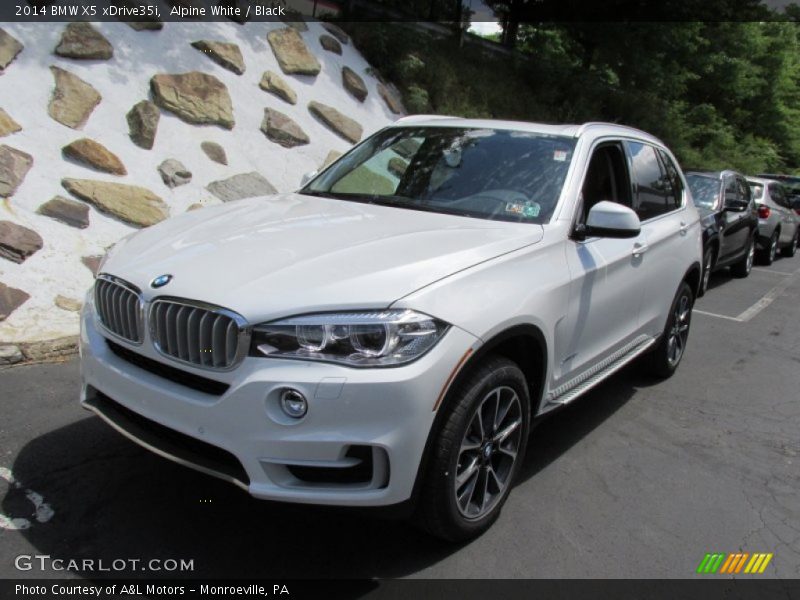 Alpine White / Black 2014 BMW X5 xDrive35i