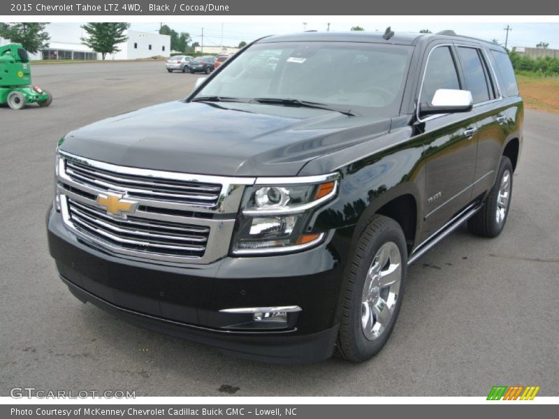 Black / Cocoa/Dune 2015 Chevrolet Tahoe LTZ 4WD