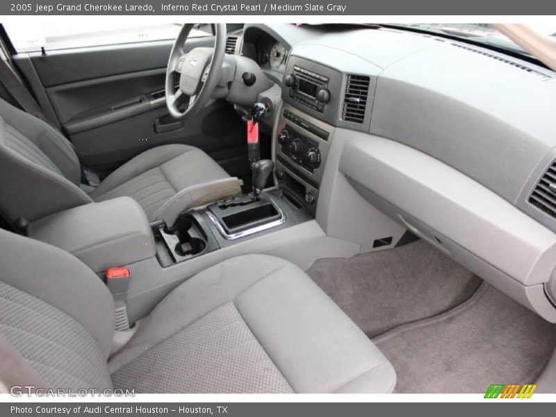 Inferno Red Crystal Pearl / Medium Slate Gray 2005 Jeep Grand Cherokee Laredo