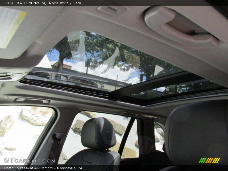 Alpine White / Black 2014 BMW X5 xDrive35i