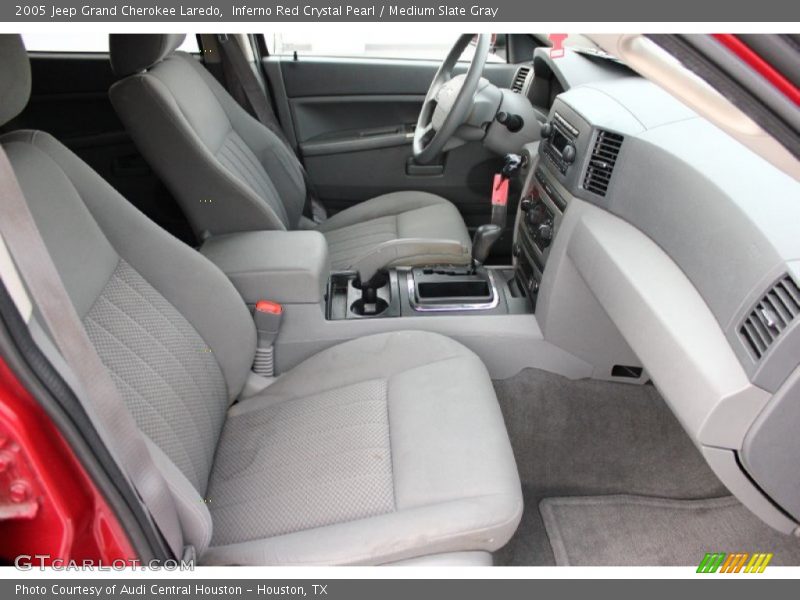 Inferno Red Crystal Pearl / Medium Slate Gray 2005 Jeep Grand Cherokee Laredo