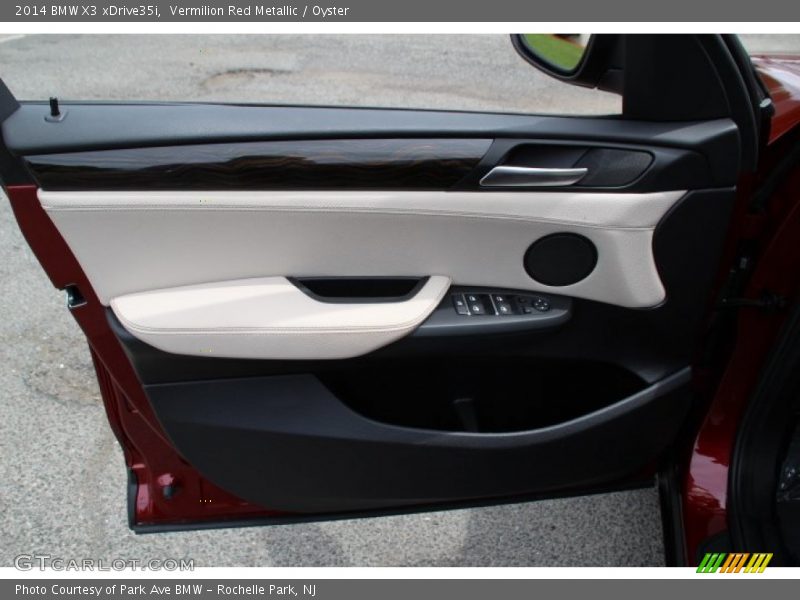 Vermilion Red Metallic / Oyster 2014 BMW X3 xDrive35i