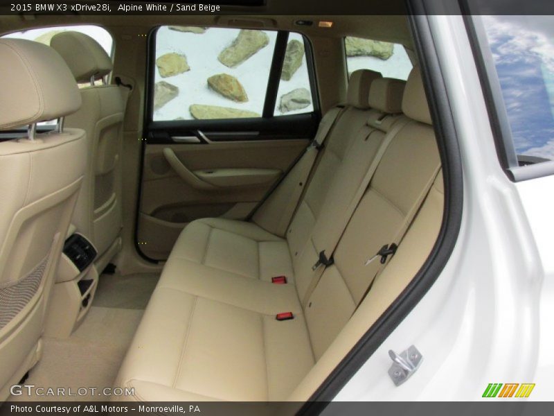 Alpine White / Sand Beige 2015 BMW X3 xDrive28i
