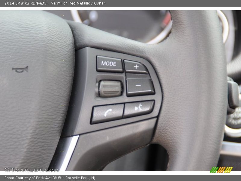 Controls of 2014 X3 xDrive35i