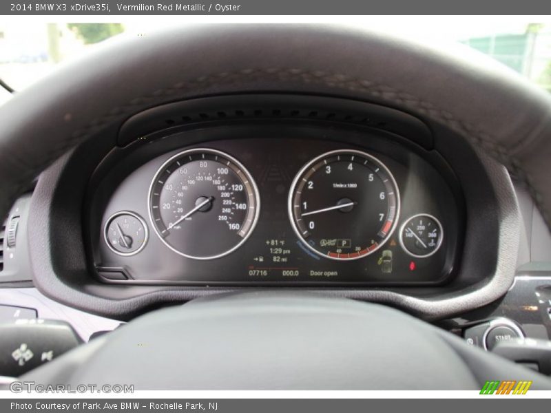  2014 X3 xDrive35i xDrive35i Gauges