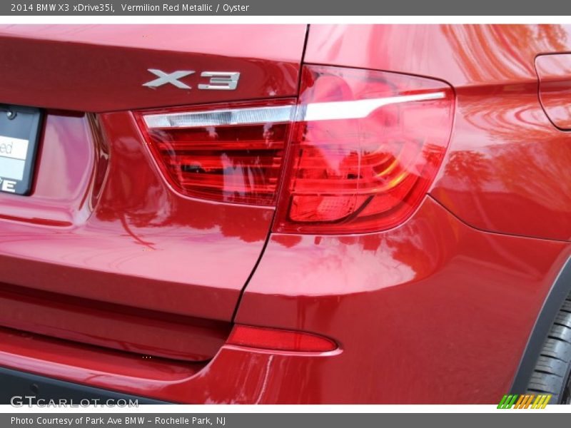 Vermilion Red Metallic / Oyster 2014 BMW X3 xDrive35i