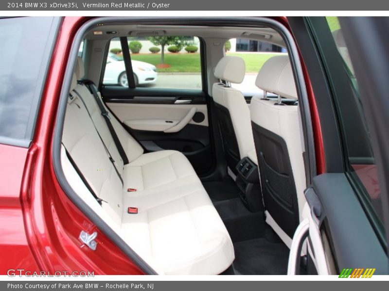 Rear Seat of 2014 X3 xDrive35i