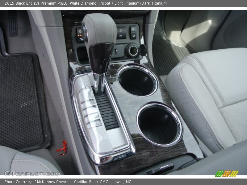 White Diamond Tricoat / Light Titanium/Dark Titanium 2015 Buick Enclave Premium AWD