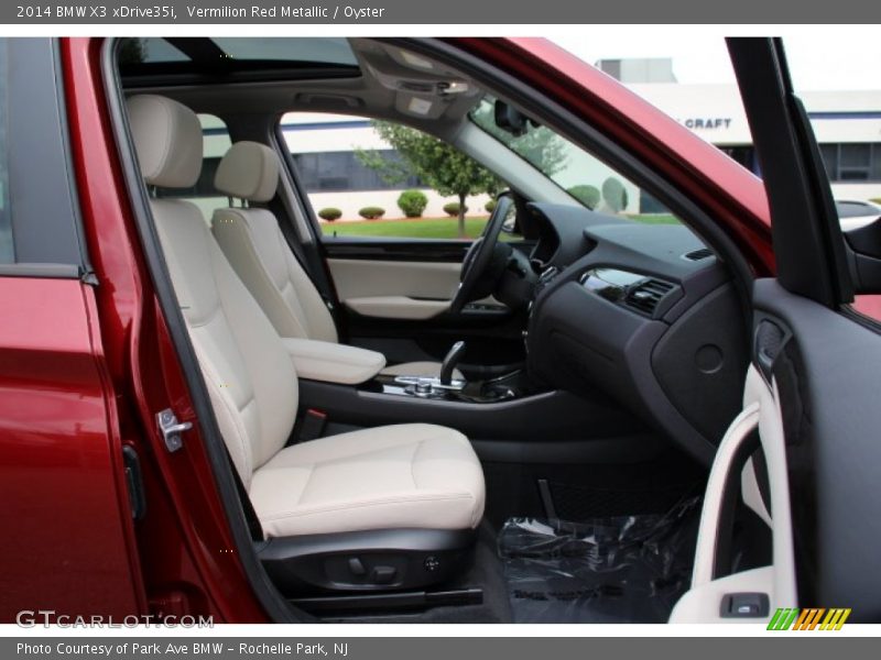 Vermilion Red Metallic / Oyster 2014 BMW X3 xDrive35i