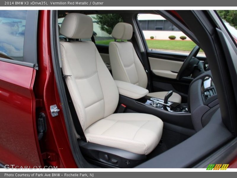 Front Seat of 2014 X3 xDrive35i