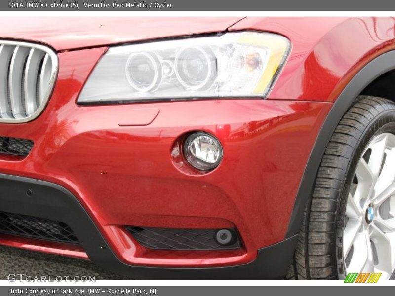 Vermilion Red Metallic / Oyster 2014 BMW X3 xDrive35i