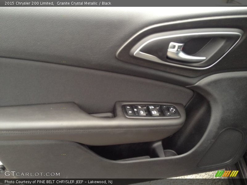Granite Crystal Metallic / Black 2015 Chrysler 200 Limited