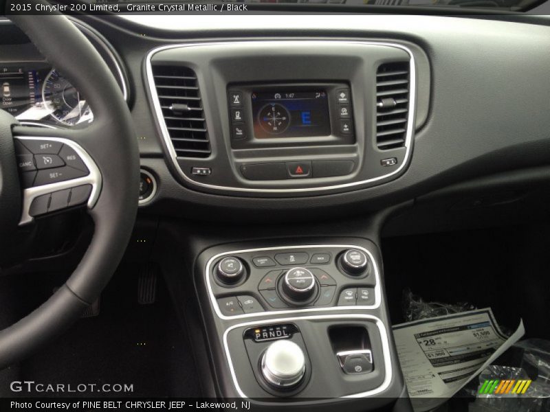 Granite Crystal Metallic / Black 2015 Chrysler 200 Limited