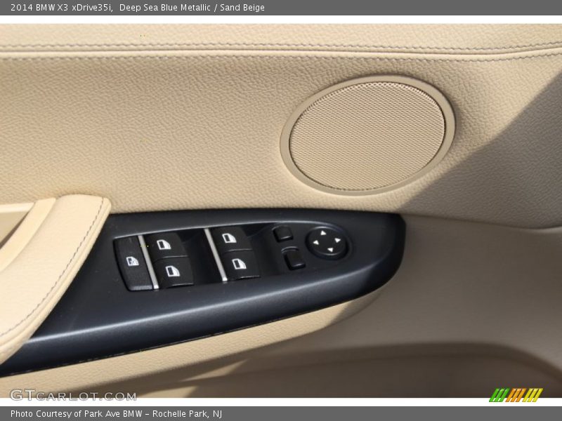 Deep Sea Blue Metallic / Sand Beige 2014 BMW X3 xDrive35i