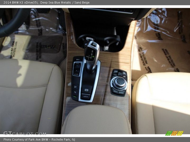 Deep Sea Blue Metallic / Sand Beige 2014 BMW X3 xDrive35i