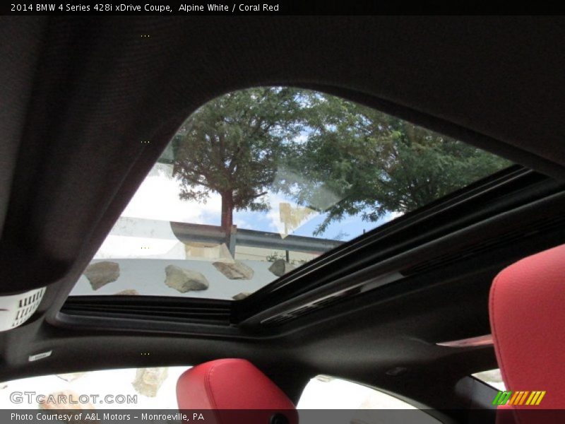 Sunroof of 2014 4 Series 428i xDrive Coupe