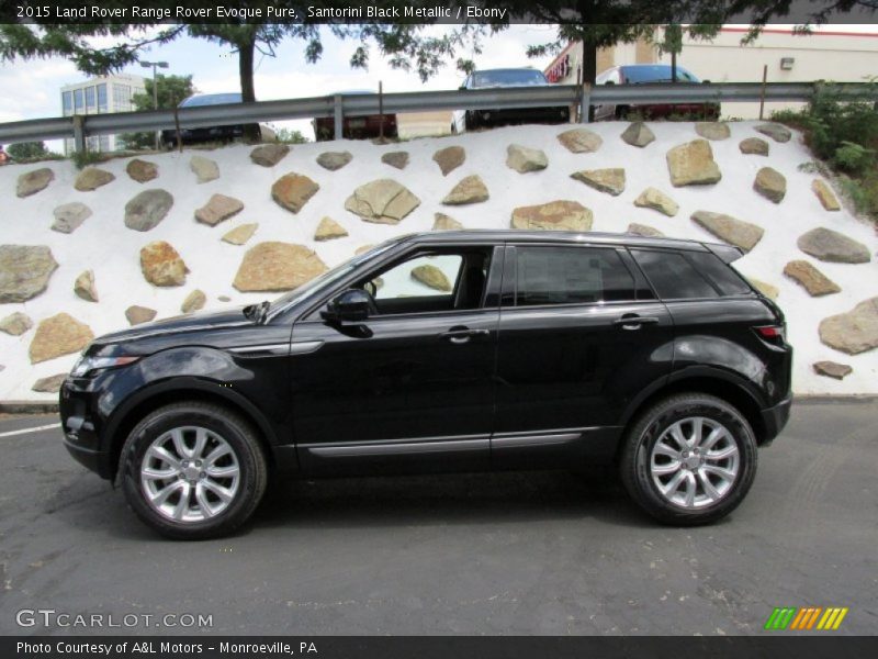 Santorini Black Metallic / Ebony 2015 Land Rover Range Rover Evoque Pure