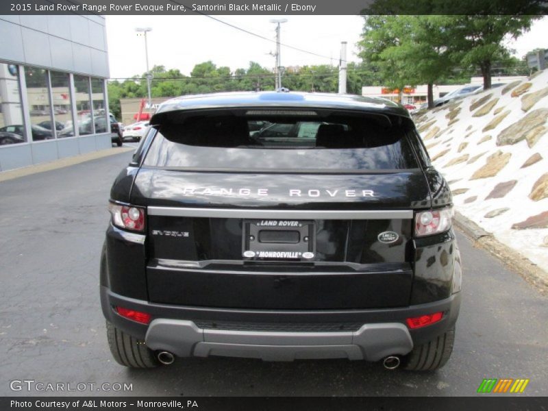 Santorini Black Metallic / Ebony 2015 Land Rover Range Rover Evoque Pure