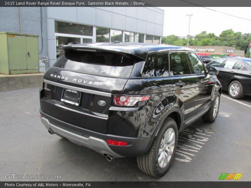 Santorini Black Metallic / Ebony 2015 Land Rover Range Rover Evoque Pure