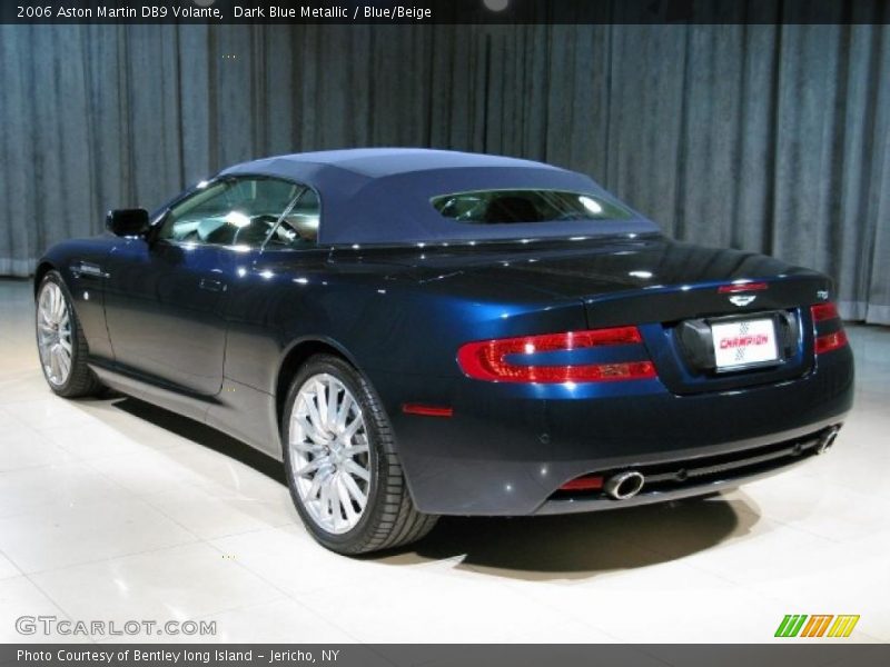 Dark Blue Metallic / Blue/Beige 2006 Aston Martin DB9 Volante