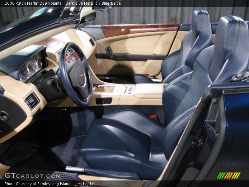 Dark Blue Metallic / Blue/Beige 2006 Aston Martin DB9 Volante