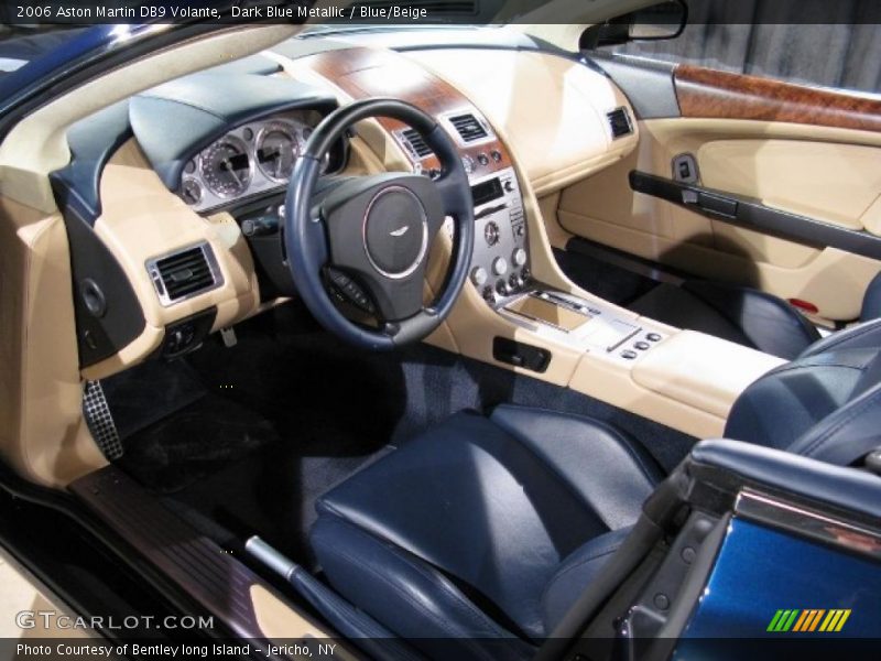 Dark Blue Metallic / Blue/Beige 2006 Aston Martin DB9 Volante