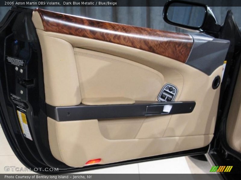 Dark Blue Metallic / Blue/Beige 2006 Aston Martin DB9 Volante