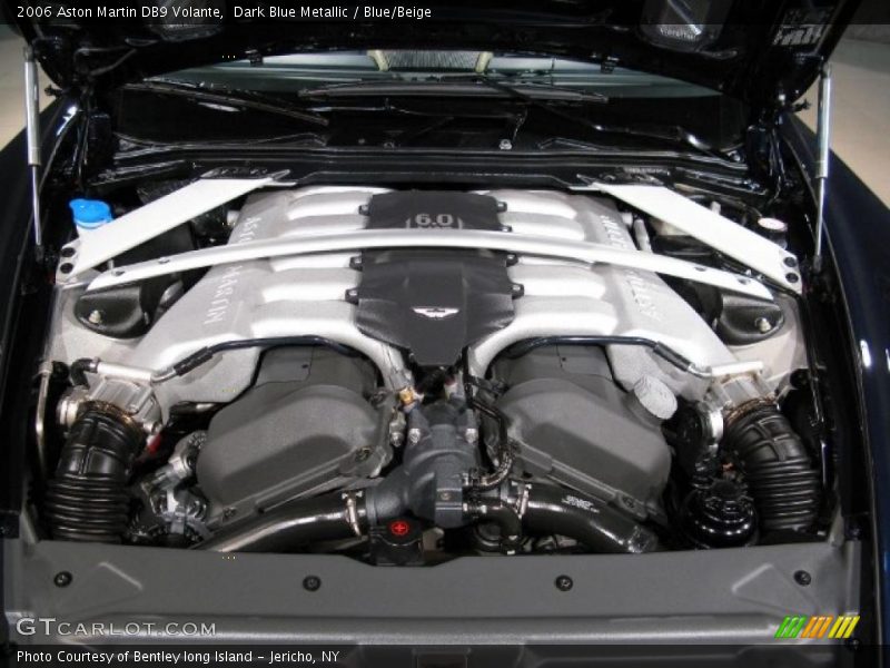 Dark Blue Metallic / Blue/Beige 2006 Aston Martin DB9 Volante