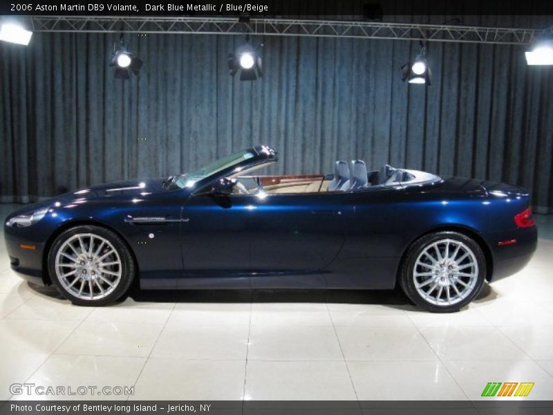 Dark Blue Metallic / Blue/Beige 2006 Aston Martin DB9 Volante