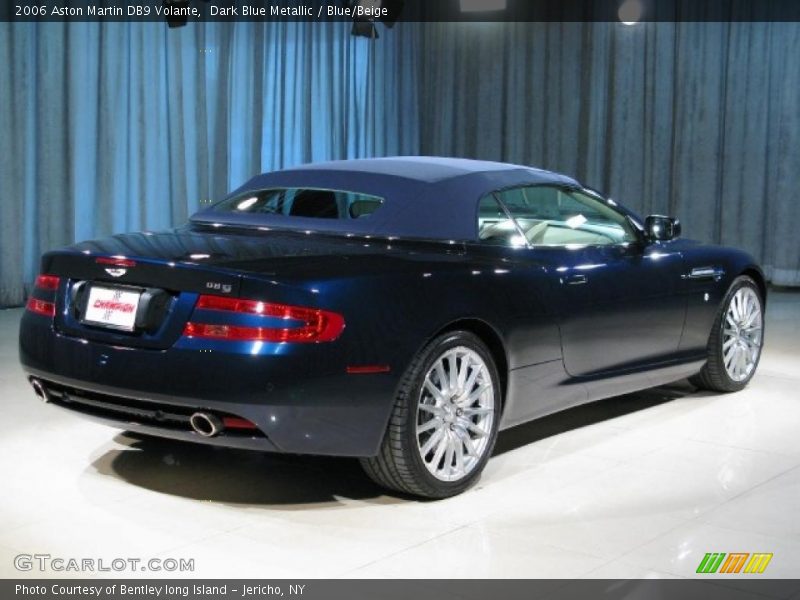 Dark Blue Metallic / Blue/Beige 2006 Aston Martin DB9 Volante