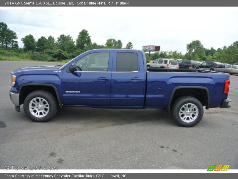  2014 Sierra 1500 SLE Double Cab Cobalt Blue Metallic